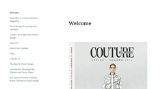 Desktop Screenshot of coutureflowersmagazine.com
