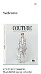 Mobile Screenshot of coutureflowersmagazine.com