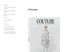 Tablet Screenshot of coutureflowersmagazine.com